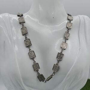 Rare Ancient Eagle Stunning Antique Collectible  Necklace 26 Inches N3617